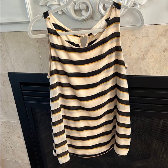 Loft Sleeveless Striped Top - Picture 1 of 4